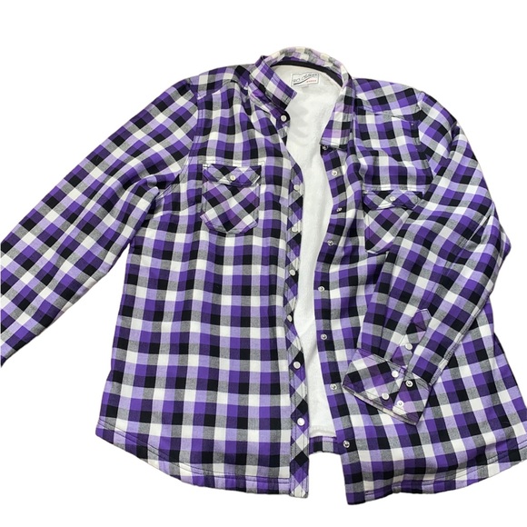 Fleece Lined Flannel - Picture 3 of 10